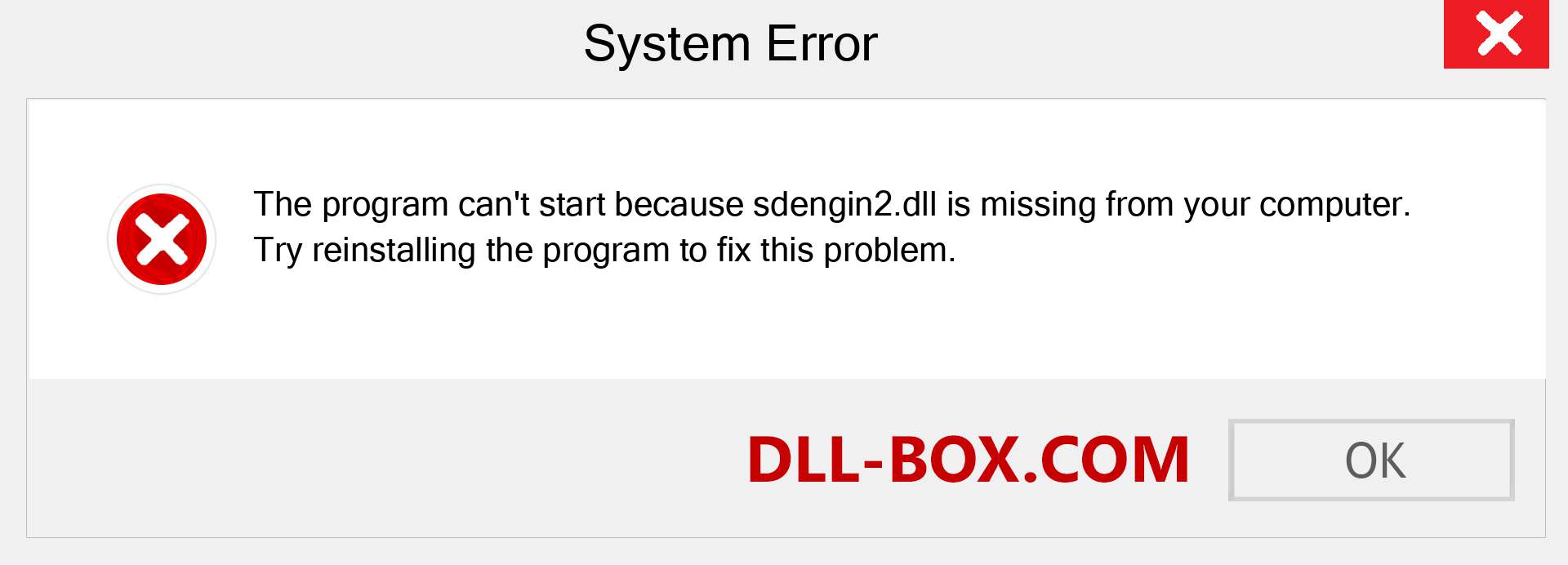  sdengin2.dll file is missing?. Download for Windows 7, 8, 10 - Fix  sdengin2 dll Missing Error on Windows, photos, images